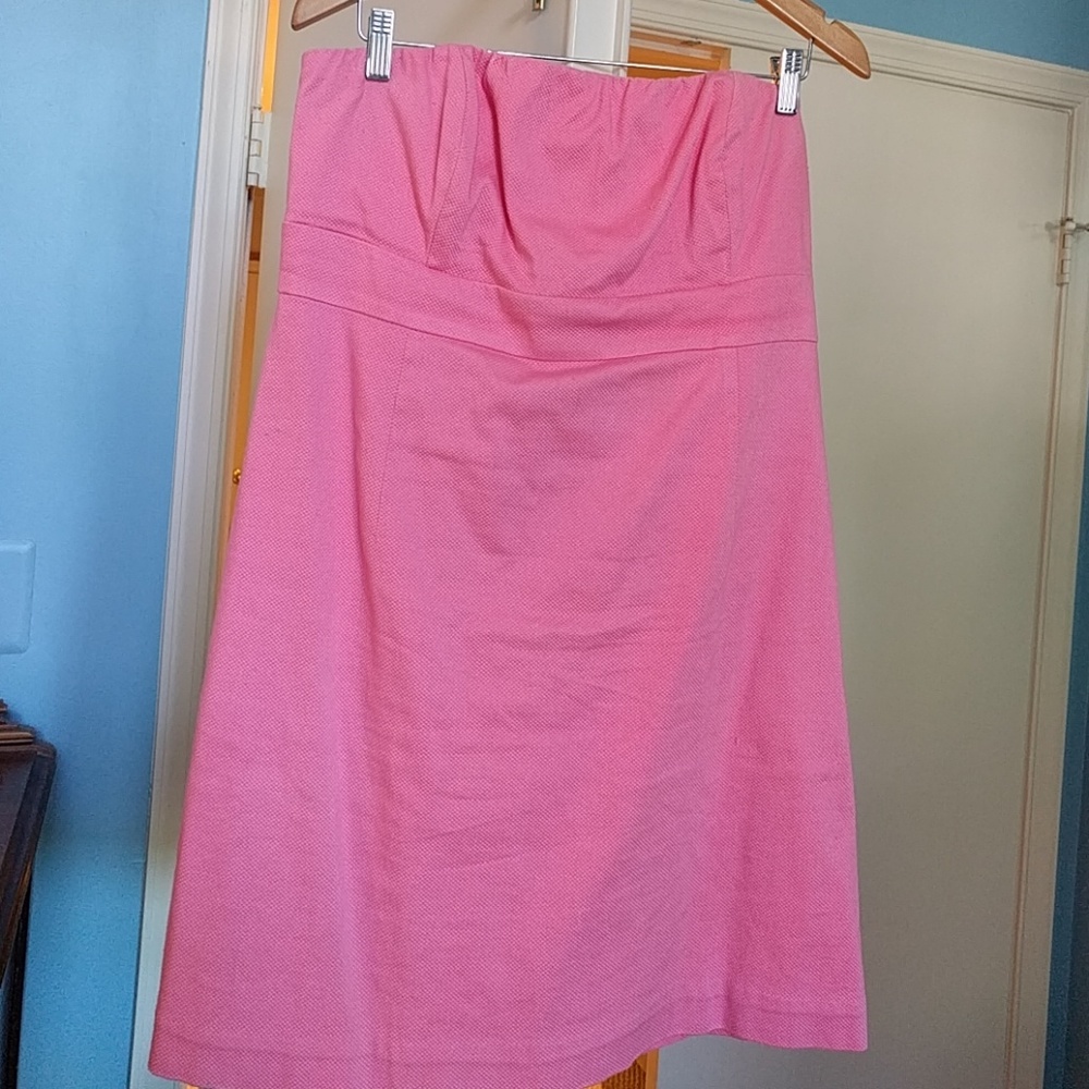 Lilly Pulitzer strapless pique dress